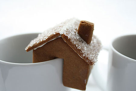 Galletas De Jengibre Casitas