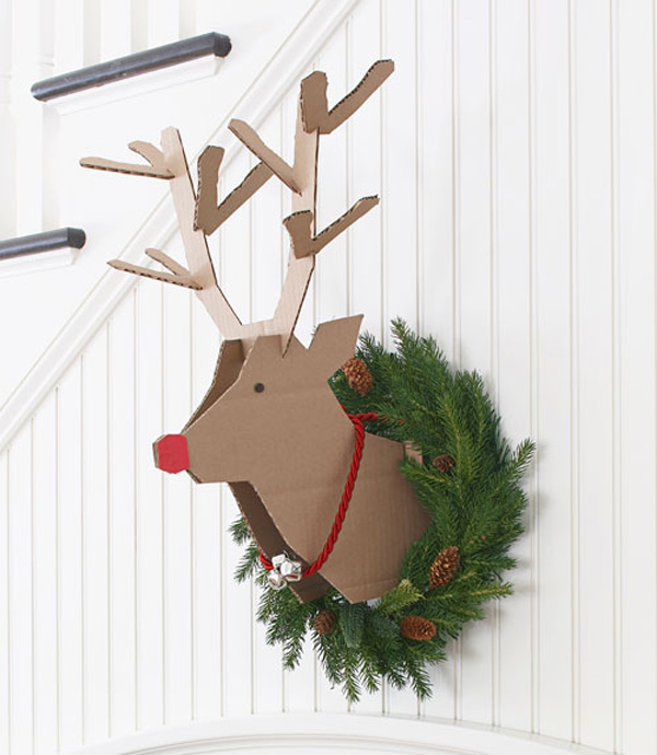 Rudolph, un adorno navideño de cartón - Pequeocio