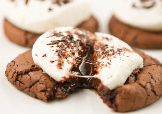 Galletas De Chocolate Caliente