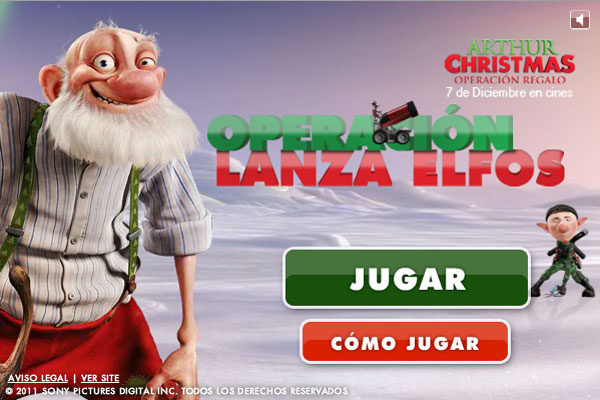 Juego Arthur christmas