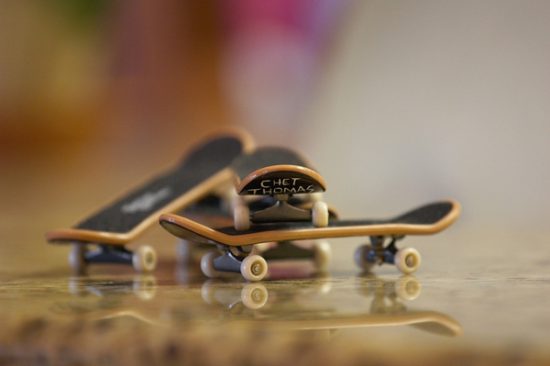 Tech Deck o Finger Skate, skate con los dedos