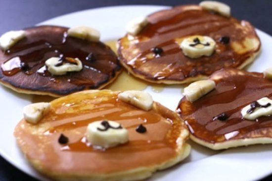 Cocina para niños, desayuno divertido