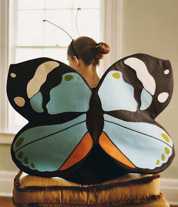Disfraz casero de mariposa