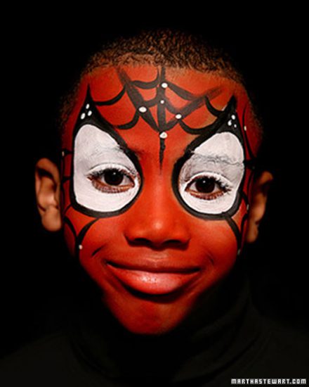 Maquillaje infantil Spiderman