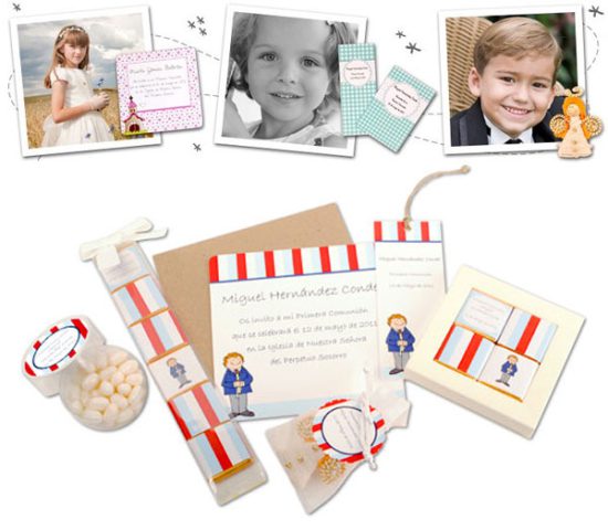 Invitaciones recordatorios comunion