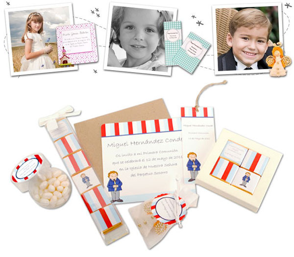 Invitaciones recordatorios comunion