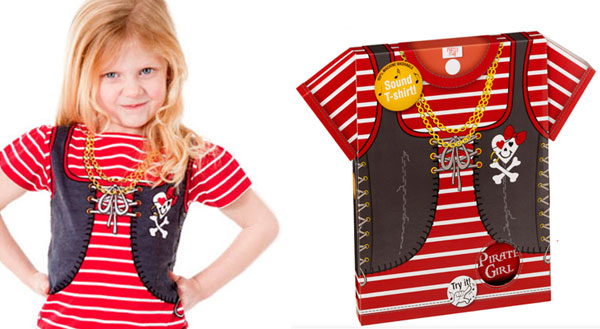 camiseta pirata niña
