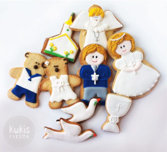 Galletas personalizadas para Comunión