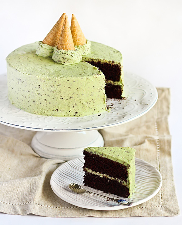 Tarta de cumpleaños de menta y chocolate - Pequeocio