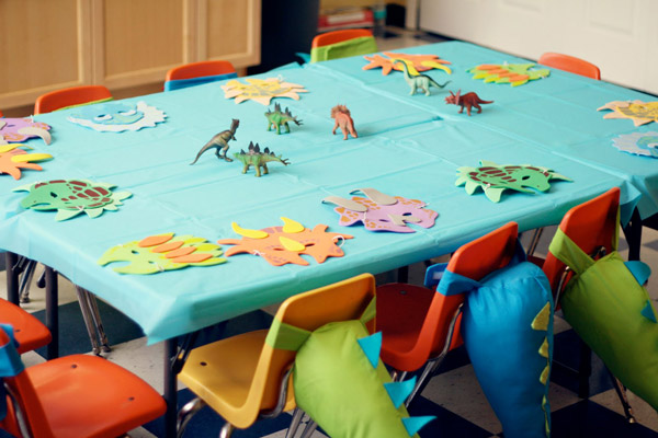 Decoración Fiesta Para Niños De Dinosaurios