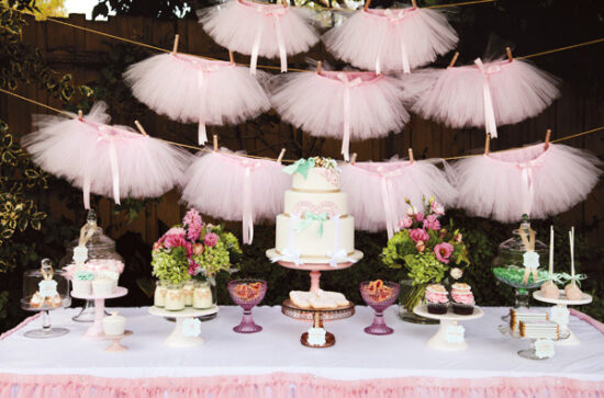 Fiesta infantil de bailarinas