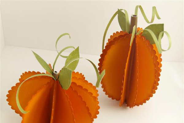 Ideas Para Hacer Calabazas Con Papel