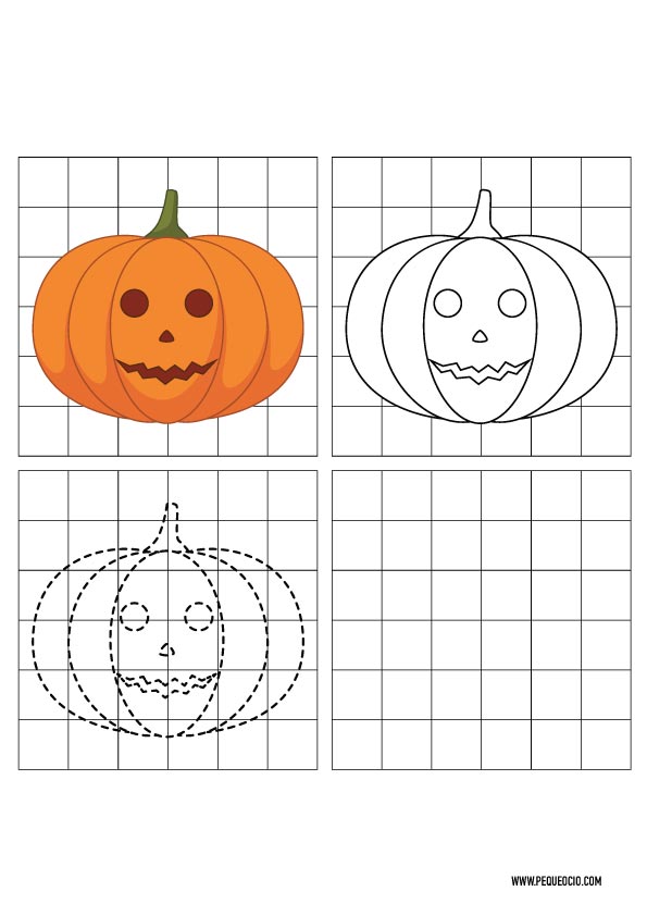 Dibujos De Calabazas De Halloween Para Dibujar