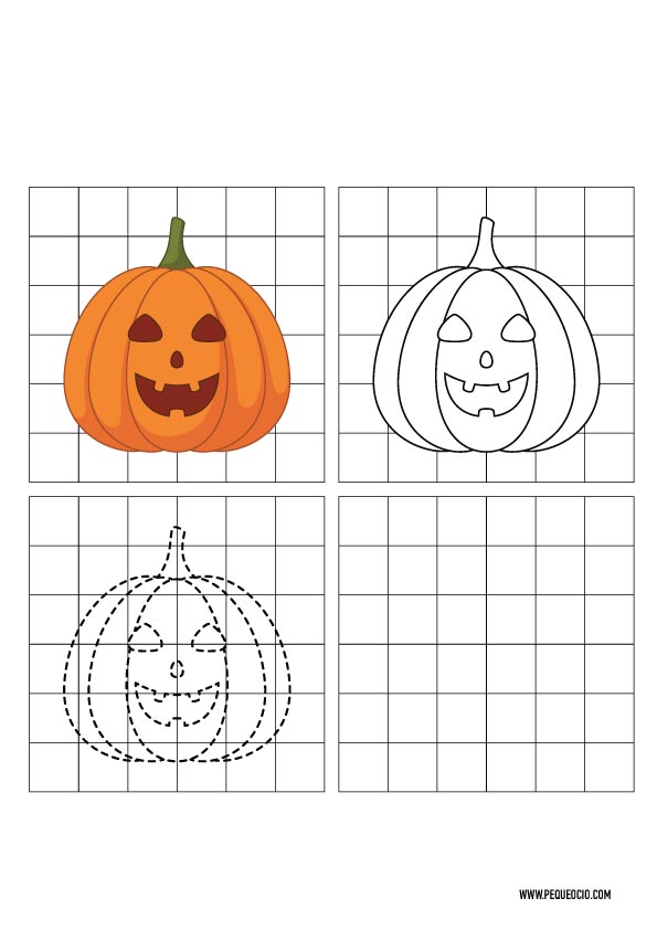 Calabazas De Halloween Para Dibujar