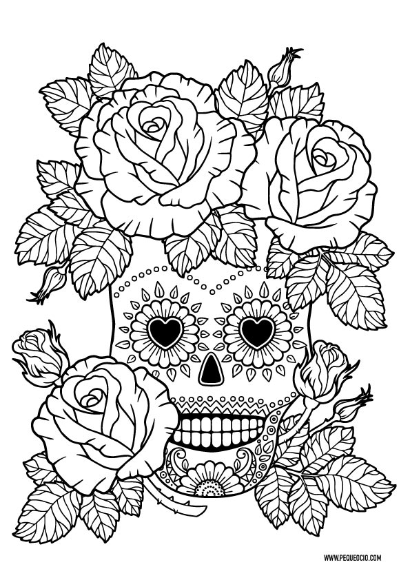 Dibujos De Calaveras Mexicanas