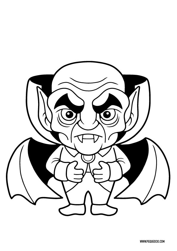 Dibujos Para Colorear De Vampiros