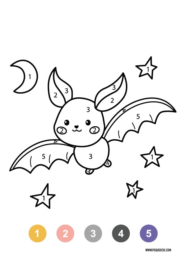 10 dibujos Kawaii de Halloween para pintar y colorear - Pequeocio