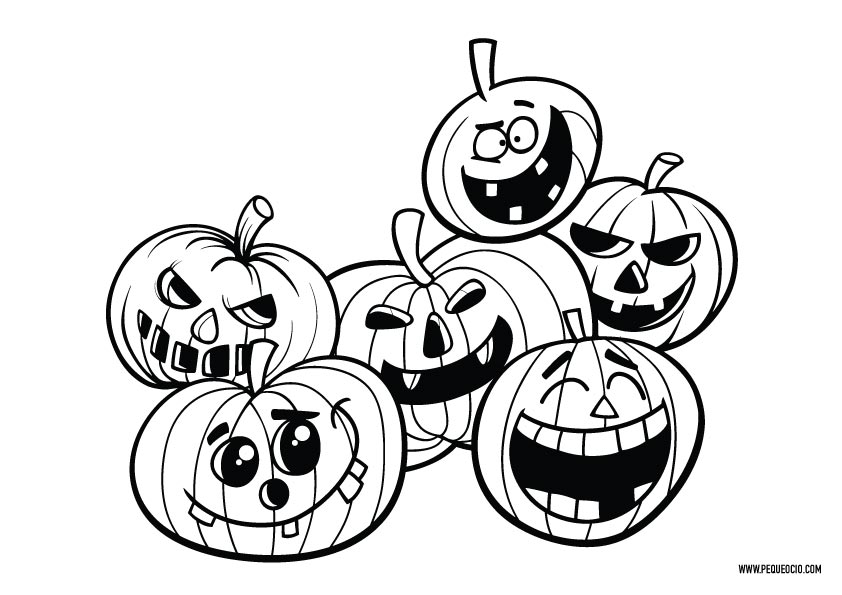 Dibujos De Calabazas De Halloween