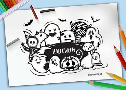 Dibujos Para Colorear De Halloween