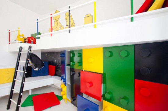 4 habitaciones infantiles decoradas con piezas Lego - Pequeocio
