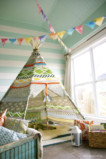 Cómo hacer un teepee indio sin coser