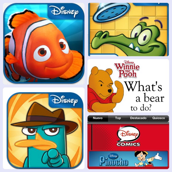 5 aplicaciones para niños de Disney