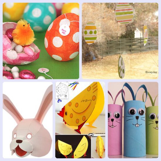 5 manualidades infantiles para Pascua
