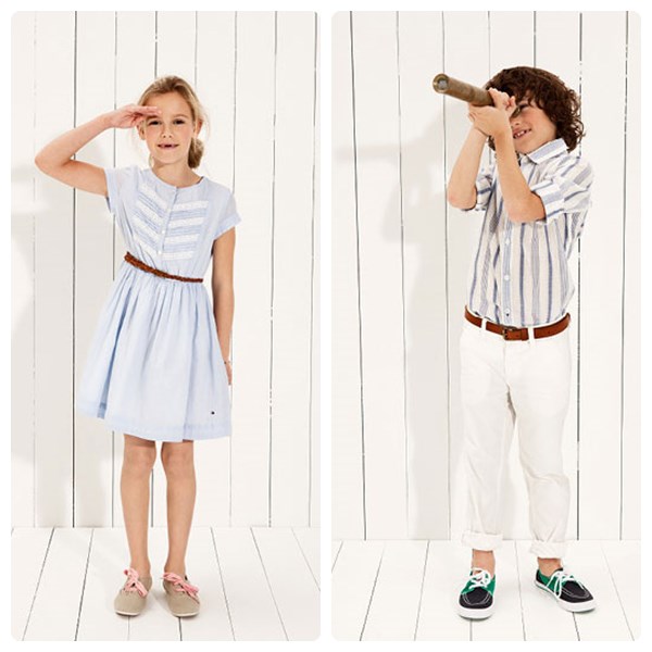 Moda infantil de Tommy para la primavera verano