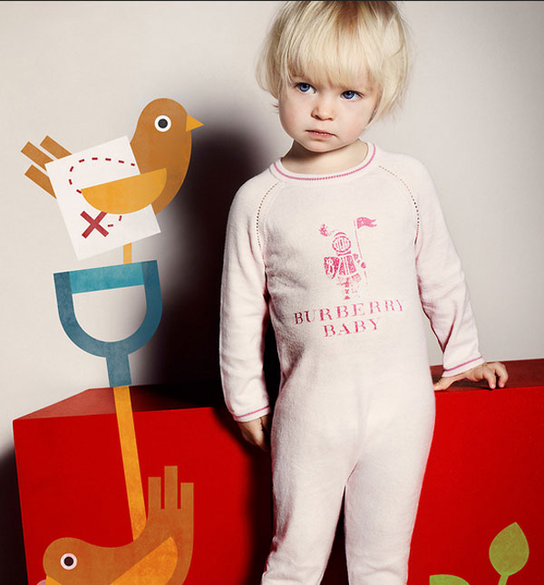 Moda Infantil De Burberry, Primavera 2013