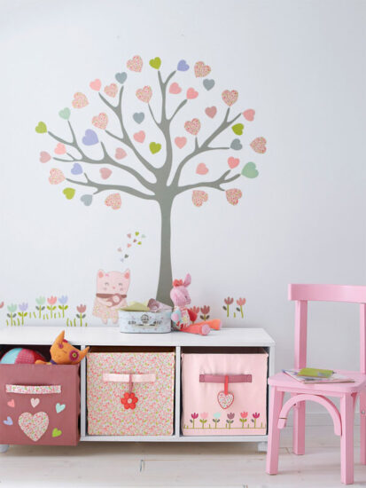 6 murales de árboles para las paredes infantiles
