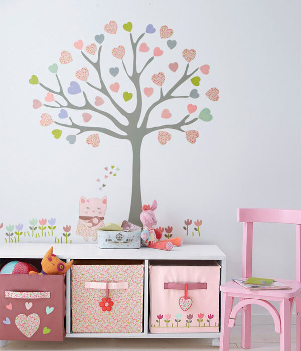 6 murales de árboles para las paredes infantiles