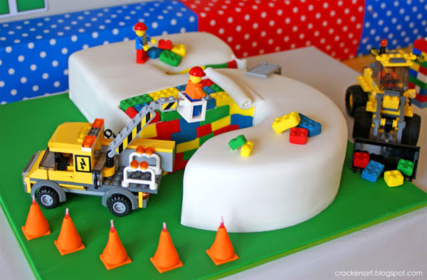 Tarta Para Un Cumpleaños Infantil De Lego
