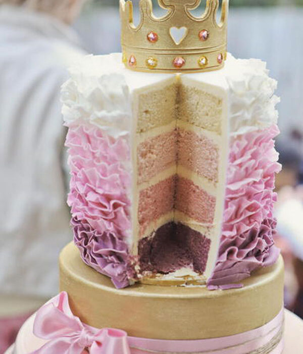 Una Tarta Para Un Cumpleaños Infantil De Princesas