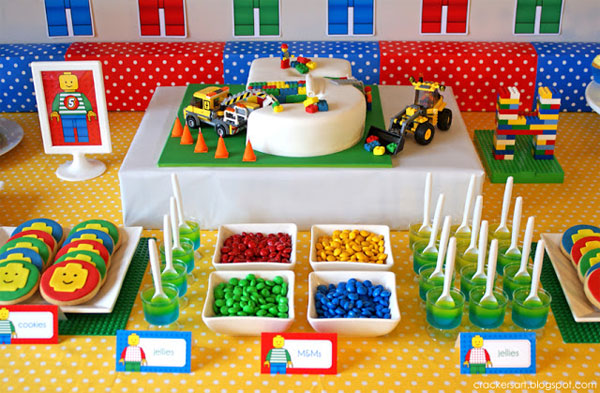 Tarta Para Un Cumpleaños Infantil De Lego