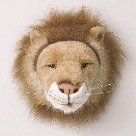 Cabeza peluche león