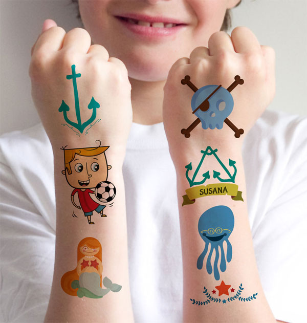 Tatuajes Para Niños, ¡Qué Divertidos!