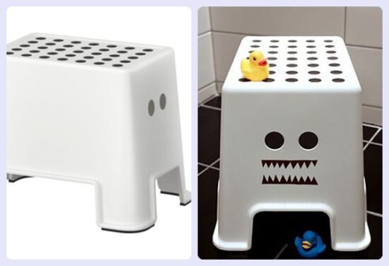 Ikea Hack: ¡un taburete muy divertido!