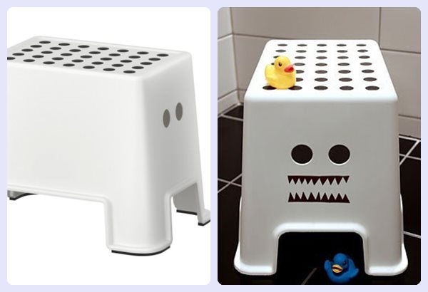 Ikea Hack: ¡un taburete muy divertido!