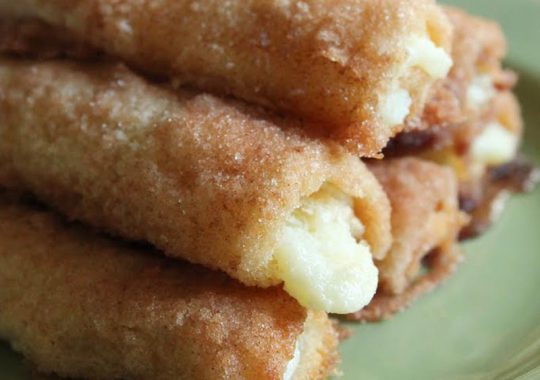 Rollitos De Pan De Molde Fritos