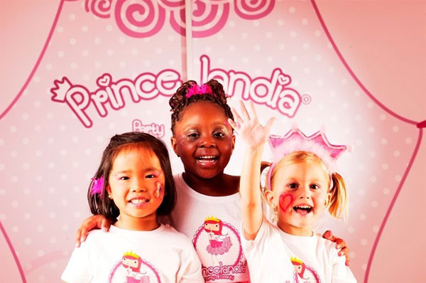 Princelandia, un cumpleaños infantil de cuento