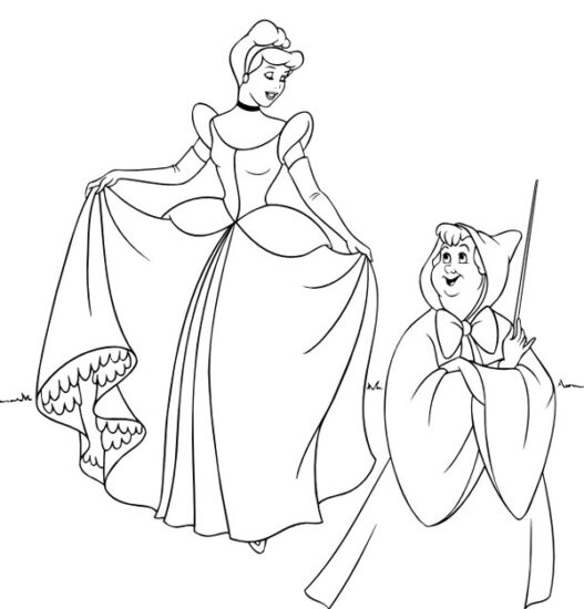 Dibujos para colorear de las princesas Disney