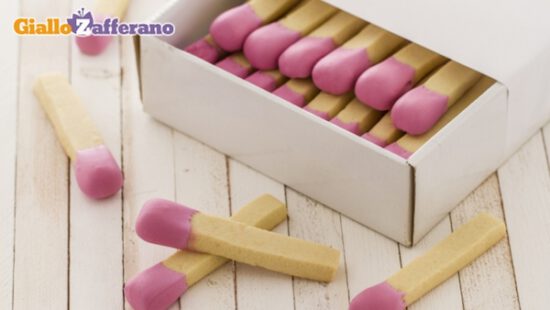 galletas con forma de cerillas