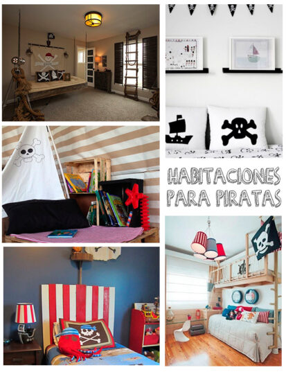 7 habitaciones infantiles para piratas | Pequeocio