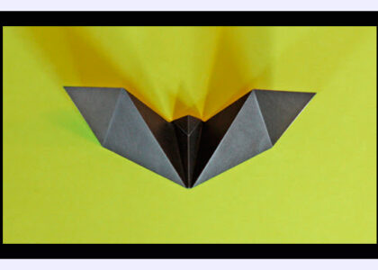 murciélago origami