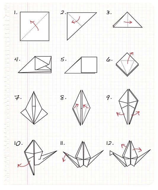 franja Gama de web Manualidades infantiles: pajarita de papel con origami