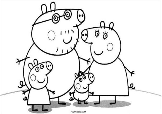 Dibujos Peppa Pig Para Colorear
