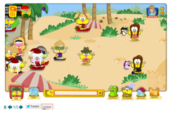 Juego online para niños: Mundo Gaturro