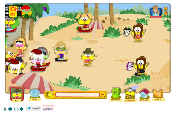 Juego online para niños: Mundo Gaturro