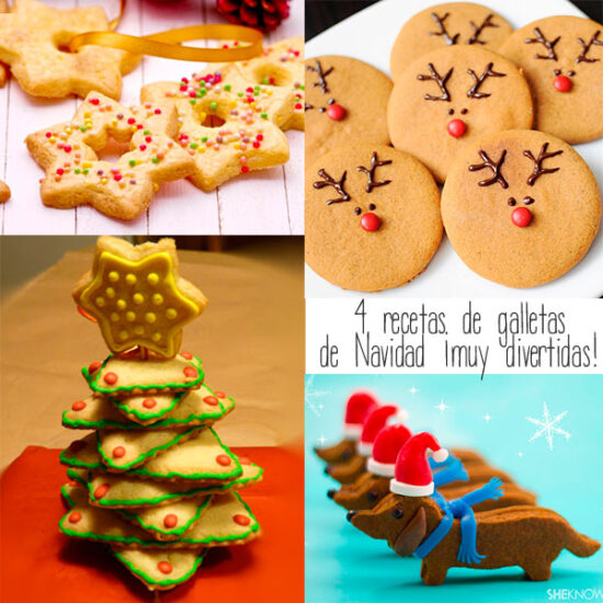 recetas divertidad de galletas de navidad