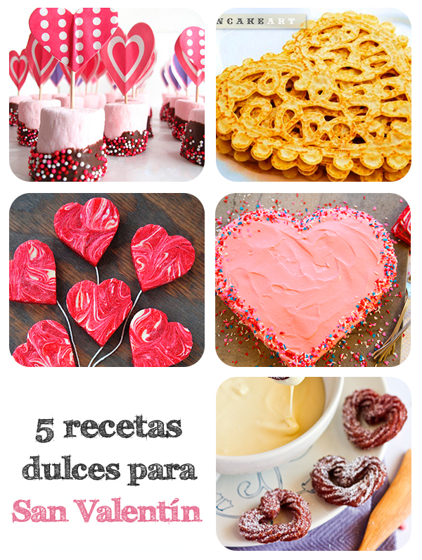 5 Recetas Dulces Para San Valentin